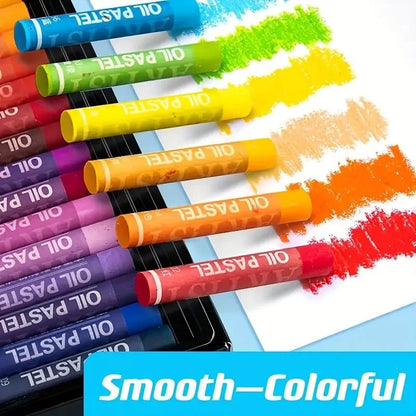 1pc of Ultra - Soft Oil Painting Stick Set, Washable Macaron - Colored Crayons for Graffiti And DIY Art. - Checkouts USA