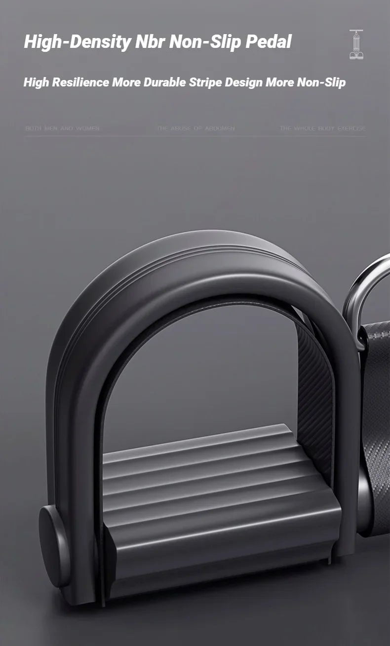 1pc Pedal Tensioner for Home Fitness Multifunctional Back Abdomen Ab Trainer for Men Resistance Pull Exerciser - Checkouts USA