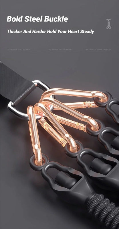 1pc Pedal Tensioner for Home Fitness Multifunctional Back Abdomen Ab Trainer for Men Resistance Pull Exerciser - Checkouts USA