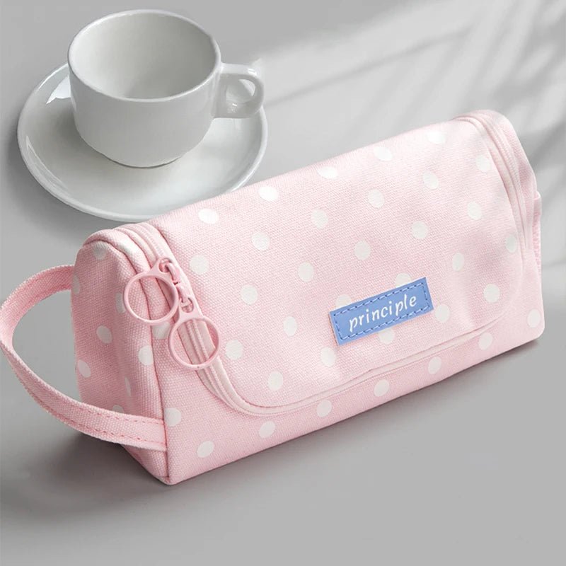 1Pc Pencil Case School Supplies Multi Layer Large Student Pen Kawaii Storage Bag Pen Pencil Bag Office School Cute Stationery - Checkouts USA