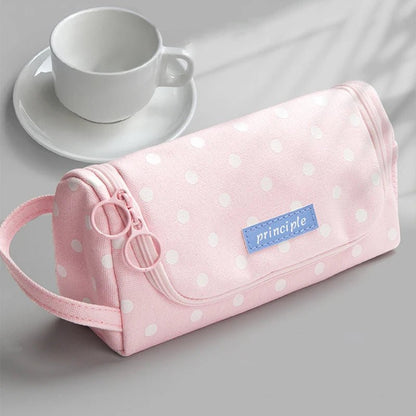 1Pc Pencil Case School Supplies Multi Layer Large Student Pen Kawaii Storage Bag Pen Pencil Bag Office School Cute Stationery - Checkouts USA