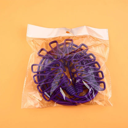 1pc Portable Travel Retractable Camping Adjustable Clothesline With 12pcs Clips, Drying Clothes For Outdoor And Indoor - Checkouts UK