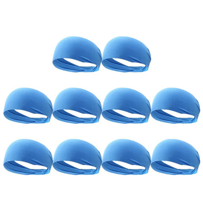 1PC Sports Headband Running Fitness Sweatband Quick - Dry Elastic Absorbent Men Women Cycling Jog Tennis Yoga Gym Hair Bandage - Checkouts UK