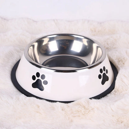 1PC Stainless Steel Pet Bowl Cat Bowl Dog Food Bowl Multi - Specification Anti - fall Food Bowl Food Bowl Feeding Pet Supplies - Furbury