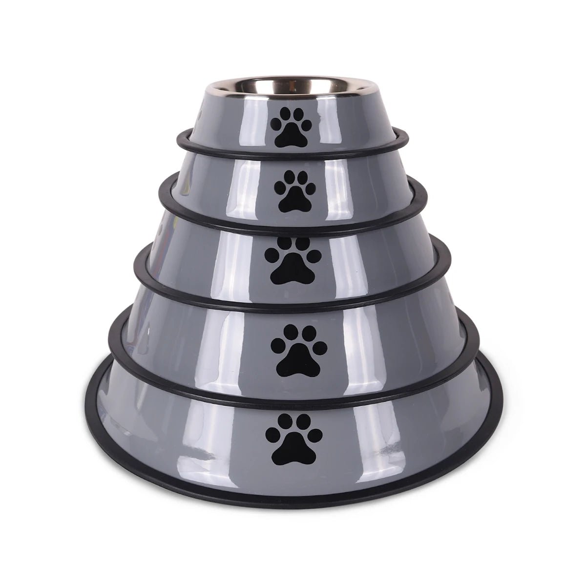 1PC Stainless Steel Pet Bowl Cat Bowl Dog Food Bowl Multi - Specification Anti - fall Food Bowl Food Bowl Feeding Pet Supplies - Furbury