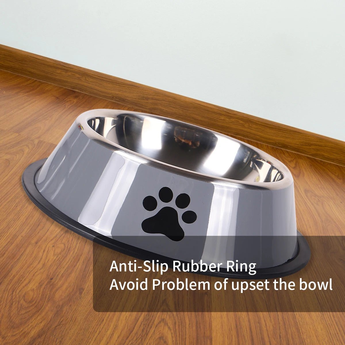 1PC Stainless Steel Pet Bowl Cat Bowl Dog Food Bowl Multi - Specification Anti - fall Food Bowl Food Bowl Feeding Pet Supplies - Furbury
