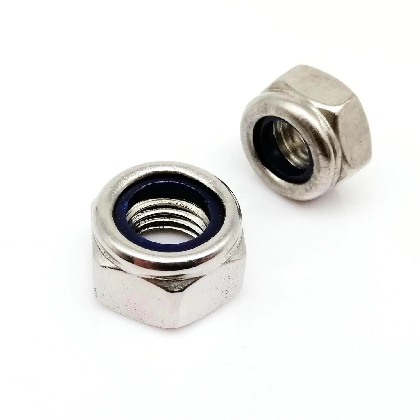 200pcs/box Mix M2 M2.5 M3 M4 M5 M6 M8 Set Hexagon Nylon Insert Lock Nut Hex Self Locking Nylock Locknut Black Stainless Steel - Checkouts USA