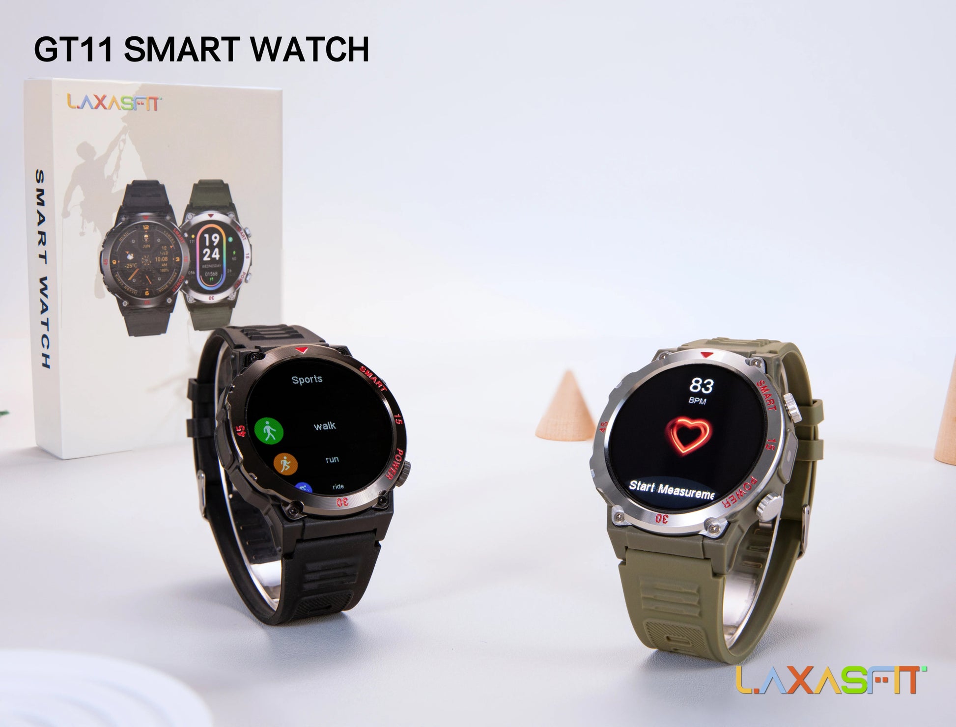 2025 New Rugged Military Smart Watch Men's Heart Rate Flashlight Outdoor Sports Tracker Bluetooth Talk Smart Watch - Checkouts USA