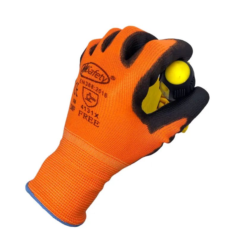24Pieces/12 Pairs Work Gloves For PU Palm Coating Safety Protective Glove Nitrile Professional Safety Suppliers - Checkouts USA