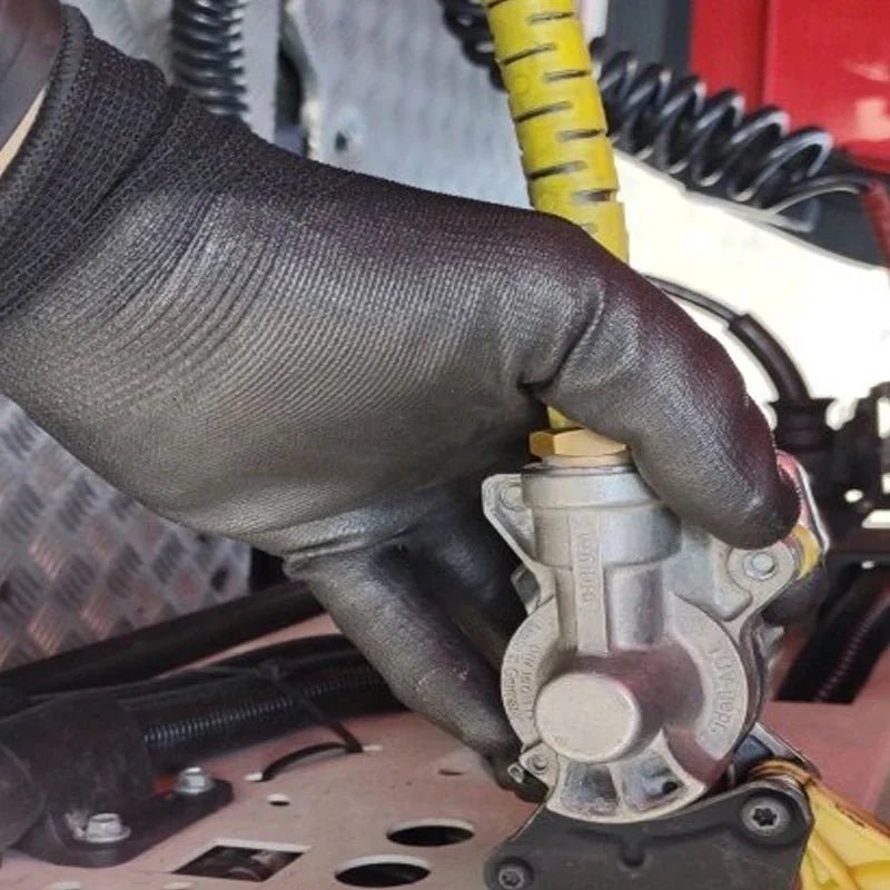 24Pieces/12 Pairs Work Gloves For PU Palm Coating Safety Protective Glove Nitrile Professional Safety Suppliers - Checkouts USA