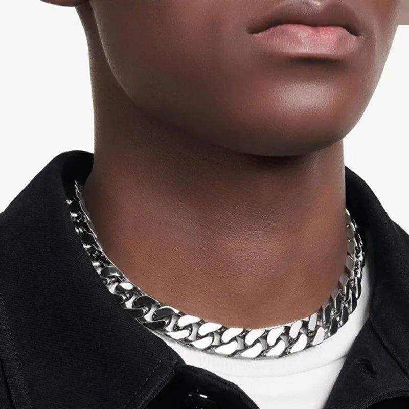 316 Stainless Steel Plated 18k Gold Fashion Crypto Cuban Chain Miami Rap Hip Hop Men's Bracelet Accessory - Checkouts USA