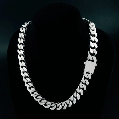 316 Stainless Steel Plated 18k Gold Fashion Crypto Cuban Chain Miami Rap Hip Hop Men's Bracelet Accessory - Checkouts USA