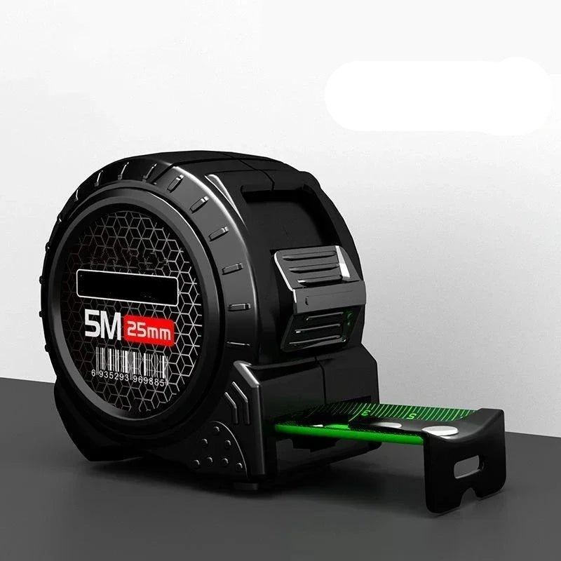3/5/10M Metric Measuring Tape Self Locking Fluorescent Steel Tape Measure High Precision Wear - resistant Ruler Measuring Tools - Checkouts UK