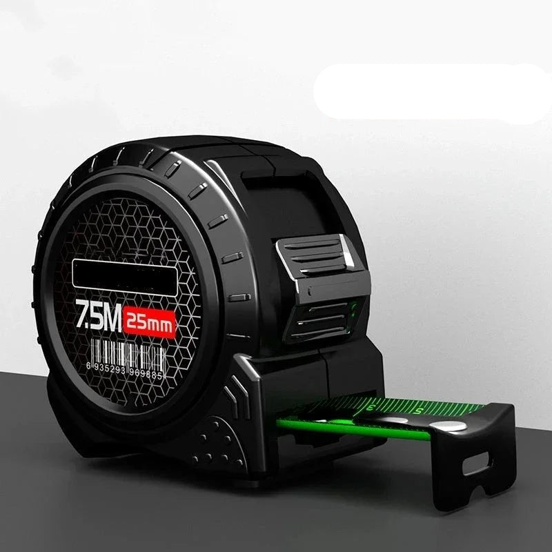 3/5/10M Metric Measuring Tape Self Locking Fluorescent Steel Tape Measure High Precision Wear - resistant Ruler Measuring Tools - Checkouts UK