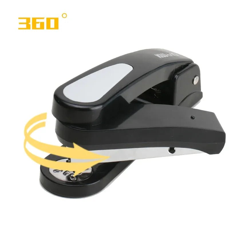 360 Rotatable Heavy Duty Stapler Use 24/6 Staples Effortless Long Stapler School Paper Staplers Office Bookbinding Supplies - Checkouts USA