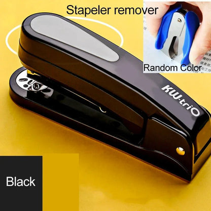 360 Rotatable Heavy Duty Stapler Use 24/6 Staples Effortless Long Stapler School Paper Staplers Office Bookbinding Supplies - Checkouts USA