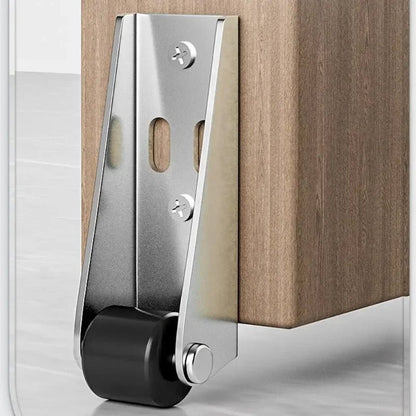 4 - 12PCS Sliding Door Roller Pulley Universal Furniture Caster Wheel Mini Silent Track Pulley Roller for Table Cabinet Hardware - Checkouts USA