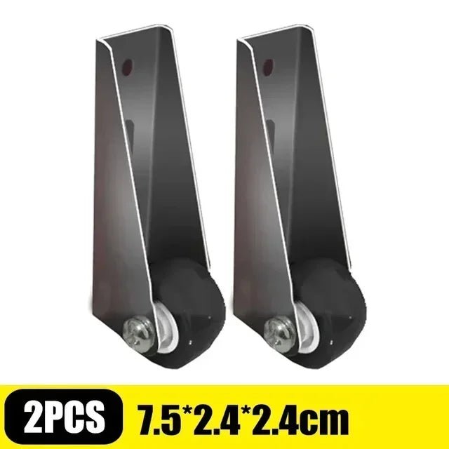 4 - 12PCS Sliding Door Roller Pulley Universal Furniture Caster Wheel Mini Silent Track Pulley Roller for Table Cabinet Hardware - Checkouts USA