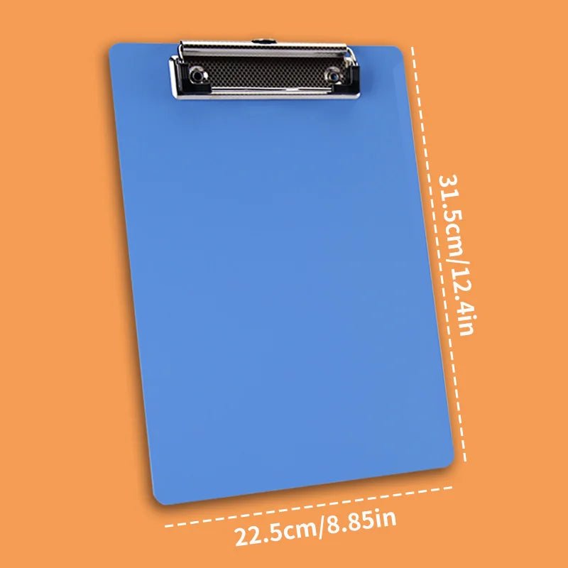4PCS A4 Clipboard with Clip, Thick PP Writing Board, Drop - Resistant Project Folder for Office, School, Nurse, Home Use - Checkouts USA