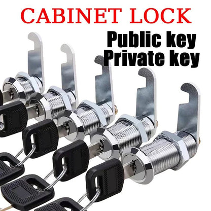 5/ Sets Security Cam Lock Metal Cylinder With 2 Keys for Mailbox File Cabinet Furniture Hardware 16MM/20MM/25MM/30MM - Checkouts USA