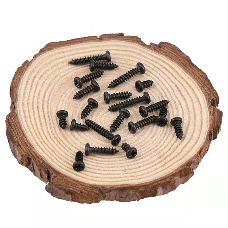 500 - 1000Pcs M1 M1.2 M1.5 M1.7 M2 M2.5 M3 Mix Pan Phillips Head Micro Screws Round Pan Head Self Tapping Wood Screw Set Kit Box - Checkouts USA