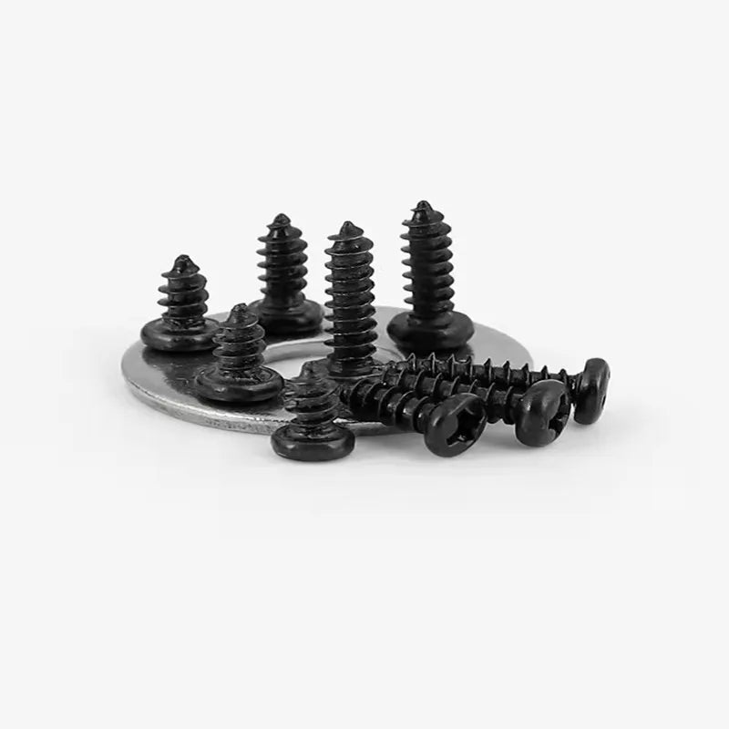 500 - 1000Pcs M1 M1.2 M1.5 M1.7 M2 M2.5 M3 Mix Pan Phillips Head Micro Screws Round Pan Head Self Tapping Wood Screw Set Kit Box - Checkouts USA