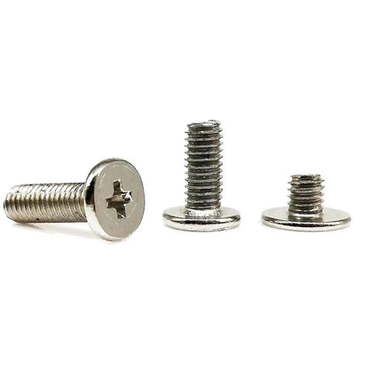 800pcs/box Laptop Computer Screw Bolt M2 M2.5 M3 Silver Phillips Cross Ultra Thin Flat Wafer Head Mix Assortment Kit Set Steel - Checkouts USA