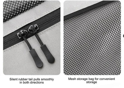 9 - Pocket Car Organizer Seat Back Hanging Storage Bag Wear - Resistant Oxford Colth SUV/MPV Trunk Organizer with Zipper - Checkouts USA