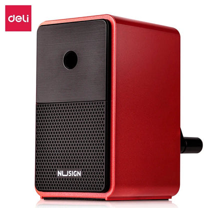 Adjustable Pencil Sharpener with Long Lasting Blade Hand Crank Table Sharpeners Machine Stationery - Checkouts USA