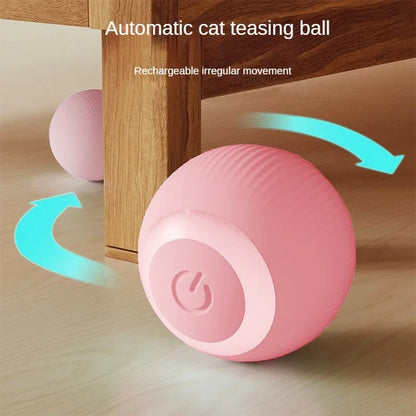 Automatic Moving Cats Toy Interactive Ball Rechargeable Rolling Electric Ball Home Pet Accessories Things for Supplies - Checkouts UK