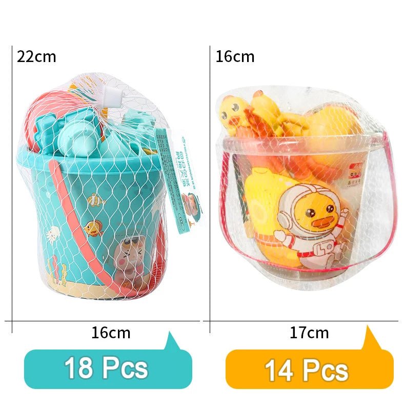 Beach Toys for Kids Sand Set Sand Bucket Beach Shovel Toys for Toddlers Summer Beach Game Children Toys Water Play Tools - Checkouts USA