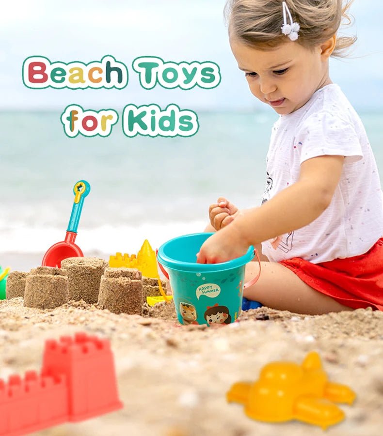 Beach Toys for Kids Sand Set Sand Bucket Beach Shovel Toys for Toddlers Summer Beach Game Children Toys Water Play Tools - Checkouts USA