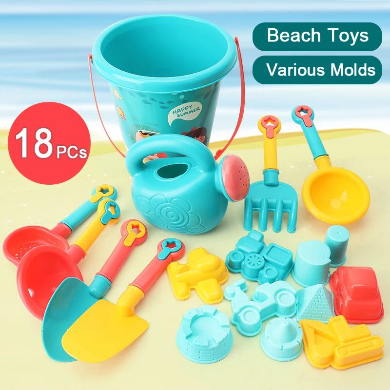 Beach Toys for Kids Sand Set Sand Bucket Beach Shovel Toys for Toddlers Summer Beach Game Children Toys Water Play Tools - Checkouts USA
