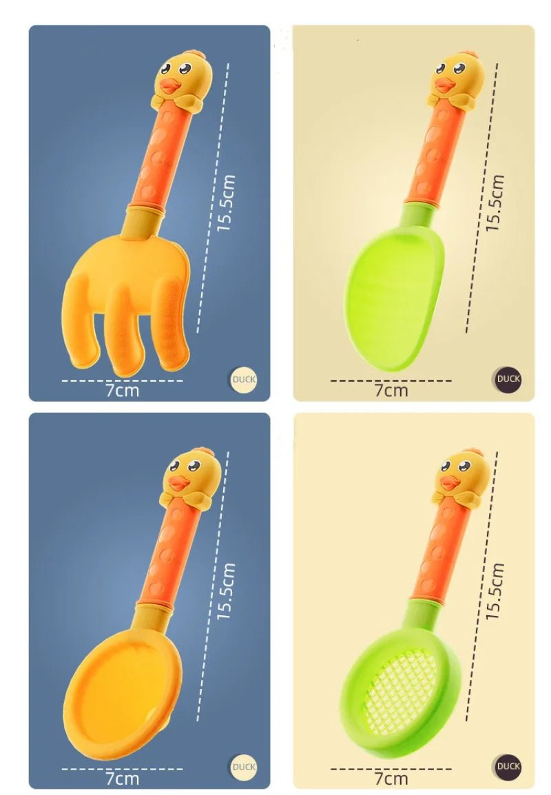 Beach Toys for Kids Sand Set Sand Bucket Beach Shovel Toys for Toddlers Summer Beach Game Children Toys Water Play Tools - Checkouts USA