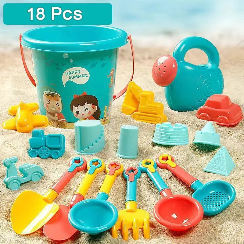 Beach Toys for Kids Sand Set Sand Bucket Beach Shovel Toys for Toddlers Summer Beach Game Children Toys Water Play Tools - Checkouts USA