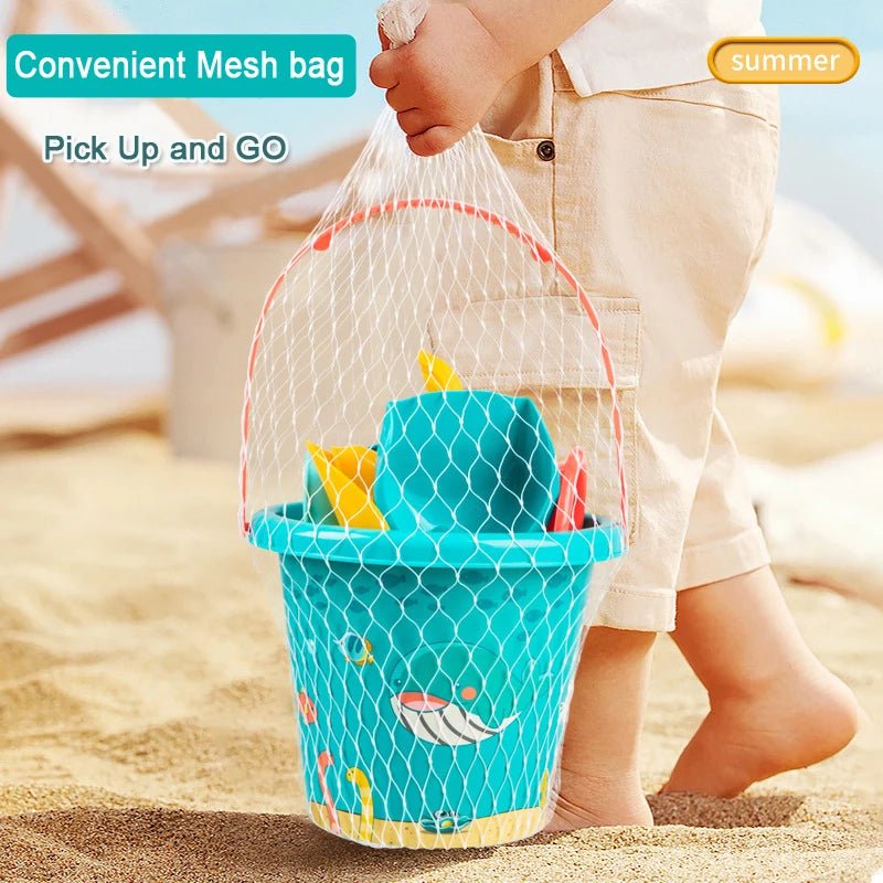 Beach Toys for Kids Sand Set Sand Bucket Beach Shovel Toys for Toddlers Summer Beach Game Children Toys Water Play Tools - Checkouts USA