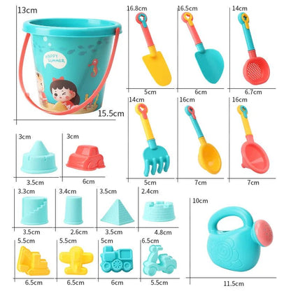 Beach Toys for Kids Sand Set Sand Bucket Beach Shovel Toys for Toddlers Summer Beach Game Children Toys Water Play Tools - Checkouts USA