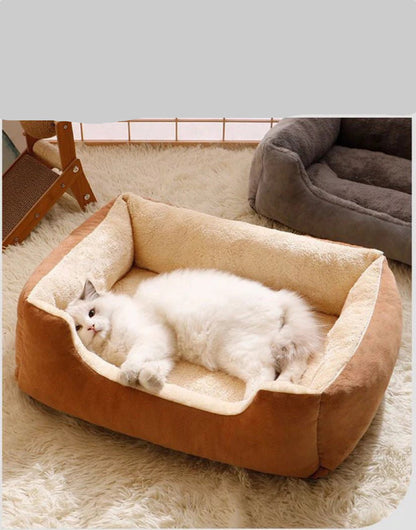Bed for Cats Pet Products Cushions Kitten Goods Accessories Dog All Houses Supplies Things Accessory Habitats Basket House Beds - Furbury