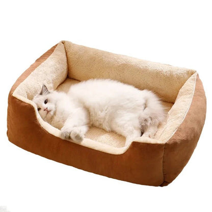Bed for Cats Pet Products Cushions Kitten Goods Accessories Dog All Houses Supplies Things Accessory Habitats Basket House Beds - Furbury