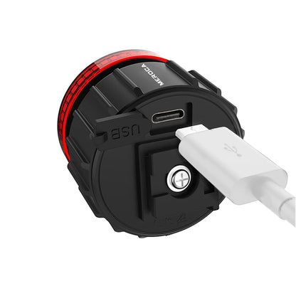Bicycle Rear Light USB Charging High Visibility Multifunction Flashing With Brake Sensor Tail Light MTB Road Bike Lamps - Checkouts UK