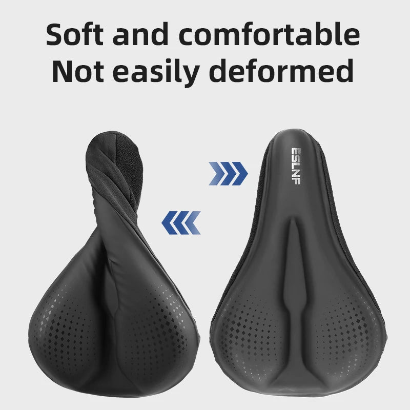 Bicycle Seat Cover - Soft Padding for Road Bikes, Gel Shock Absorption, Thickened & Comfortable, Suitable for Mountain Bik - Checkouts USA