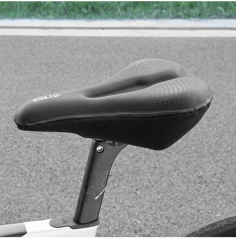 Bicycle Seat Cover - Soft Padding for Road Bikes, Gel Shock Absorption, Thickened & Comfortable, Suitable for Mountain Bik - Checkouts USA
