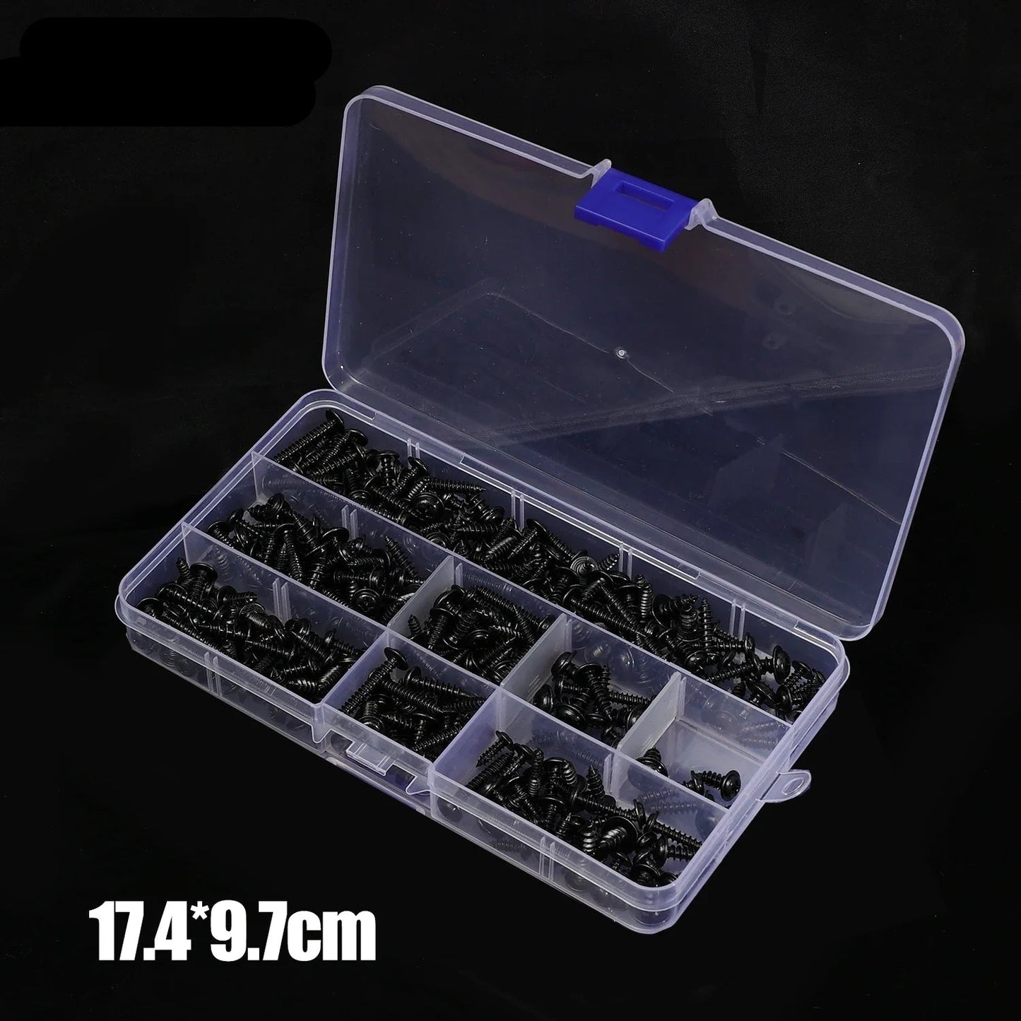 Black Self - Tapping Screw Cross Drill Woodworking Installation Fasteners Screws Household Hardware Repair Tools Assortment Kits - Checkouts USA