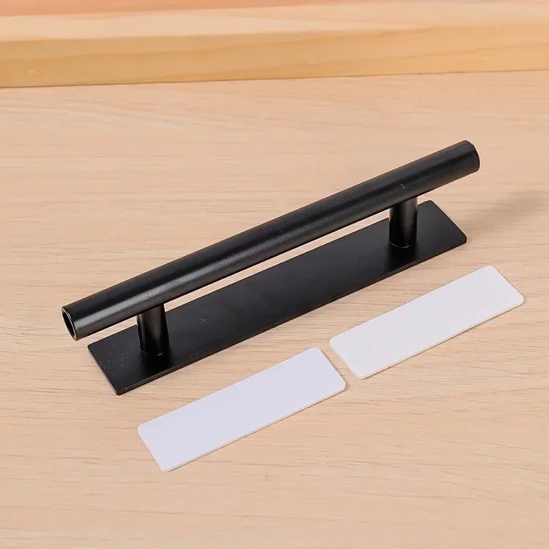 Cabinet Drawer Handle Self - adhesive Door Pulls Wardrobe Handle Kitchen Cabinet Window Glass Door Knobs Furniture Hardware Pull - Checkouts USA