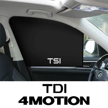Car Folding Strong Magnetic Adsorption Window Curtains For VW - TSI TDI 4Motion Polo Tiguan Golf 7 Touran Bora CC Auto Accessories - Checkouts USA