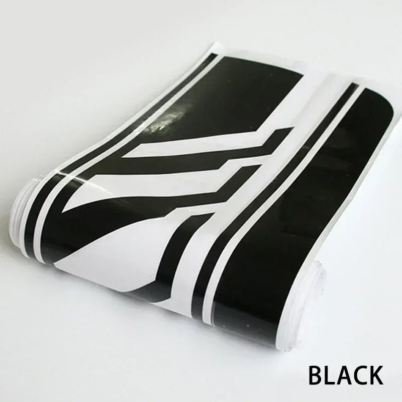 Car Side Stickers Racing Stripes Vehicle Universal Race Stripes Door Decals Skirt Vinyl Film Exterior Stickers for Accessories - Checkouts USA