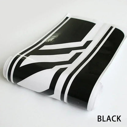 Car Side Stickers Racing Stripes Vehicle Universal Race Stripes Door Decals Skirt Vinyl Film Exterior Stickers for Accessories - Checkouts USA