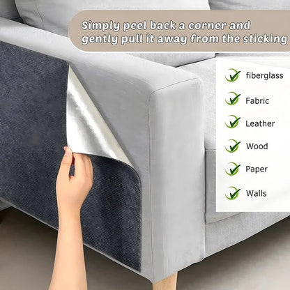 Cat Scratch Mat Trimmable Self - Adhesive Carpet Mat Pad Anti Cat Pet Scratcher Furniture Couch Corner Indoor Sofa Wall Protector - Furbury