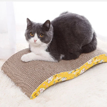 Cat Toys cat scraper sharpening claw cardboard corrugated board scratch - resistant cat scratch board Cat toy sofa cushion bed - Checkouts UK