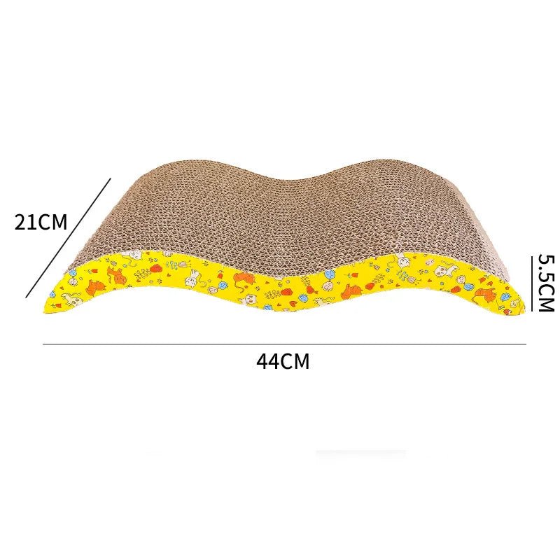 Cat Toys cat scraper sharpening claw cardboard corrugated board scratch - resistant cat scratch board Cat toy sofa cushion bed - Checkouts UK